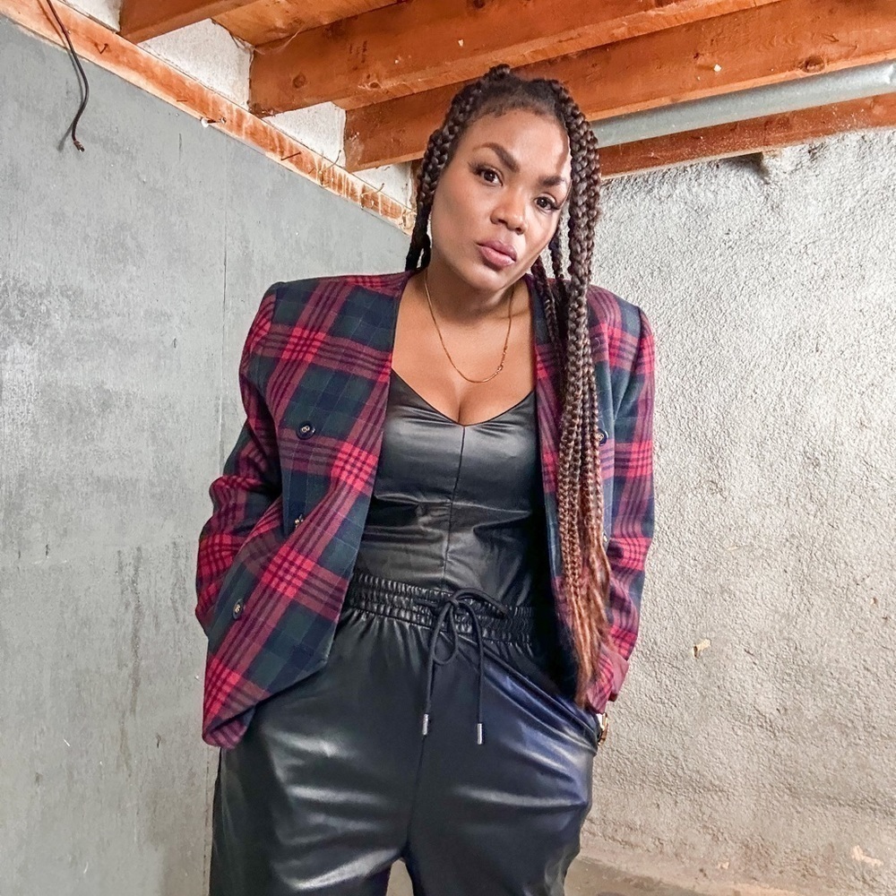 Vintage Wool Blazer, fits 12-14 - Picture 6 of 13